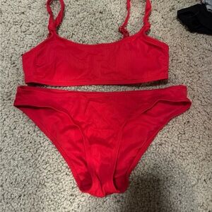Xhilaration Red Bikini Set